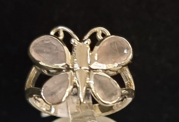 Anello quarzo rosa