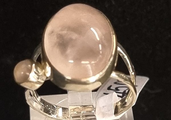 Anello  quarzo rosa