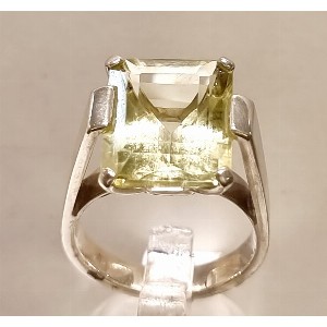 Anello topazio lemon