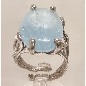 Anello acquamarina light