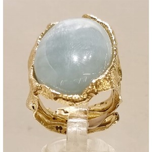 Anello acquamarina light