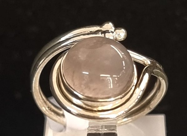 Anello quarzo rosa