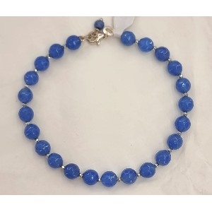 Bracciale agata blu