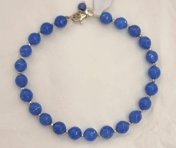 Bracciale agata blu