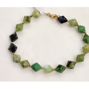 Bracciale in crisoprasio