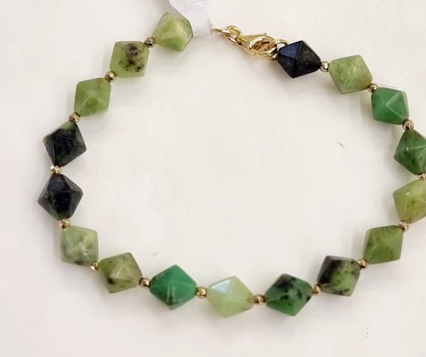 Bracciale in crisoprasio