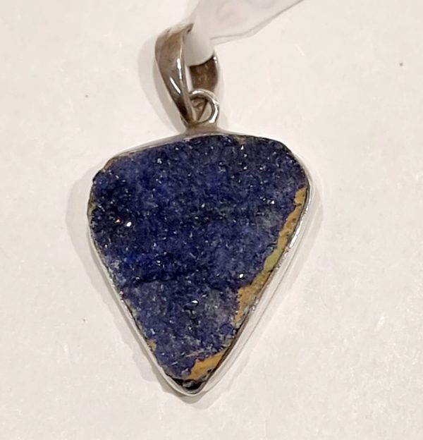 Ciondolo in argento e azzurrite