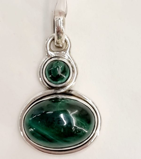 Ciondolo in malachite