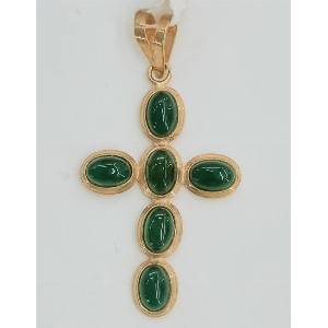 Ciondolo in agata verde