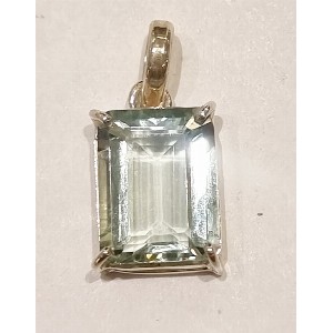 Ciondolo in prasiolite