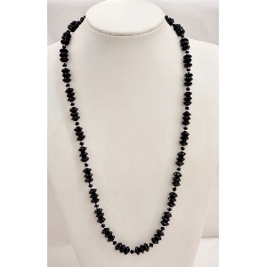 Collana in ossidiana nera