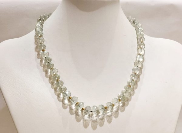 Girocollo in prasiolite